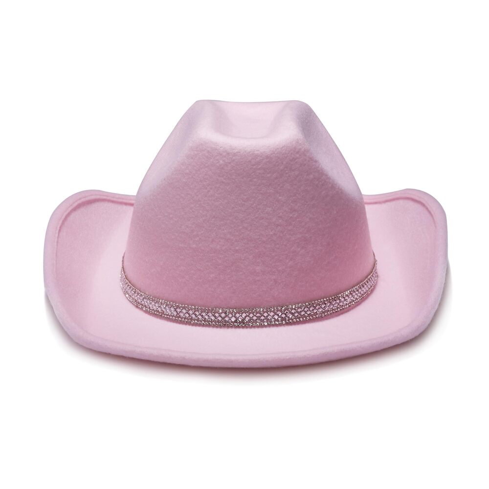 1388 Women's Glitter Faux Felt Cowboy Hat Set For Western Party Costume(us - Picture 2 of 7